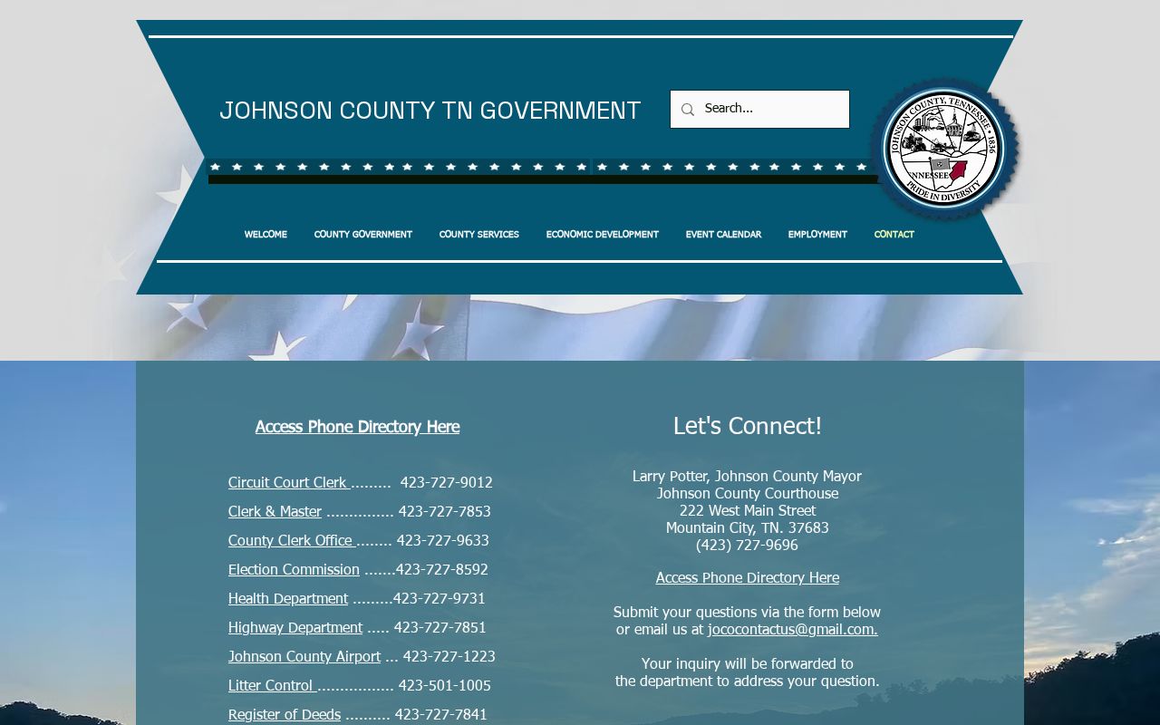Johnson County criminal warrant and courthouse records contacts