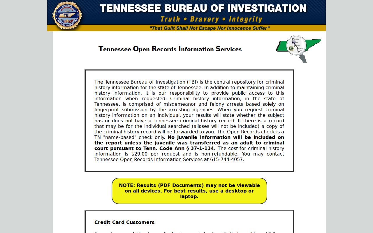 Johnson County criminal history TORIS search